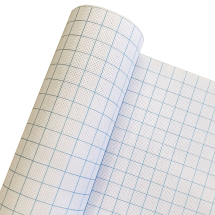 14CT Easy Count White Aida Cotton Fabric with Washable Grid Lines, Ideal for Cross Stitch